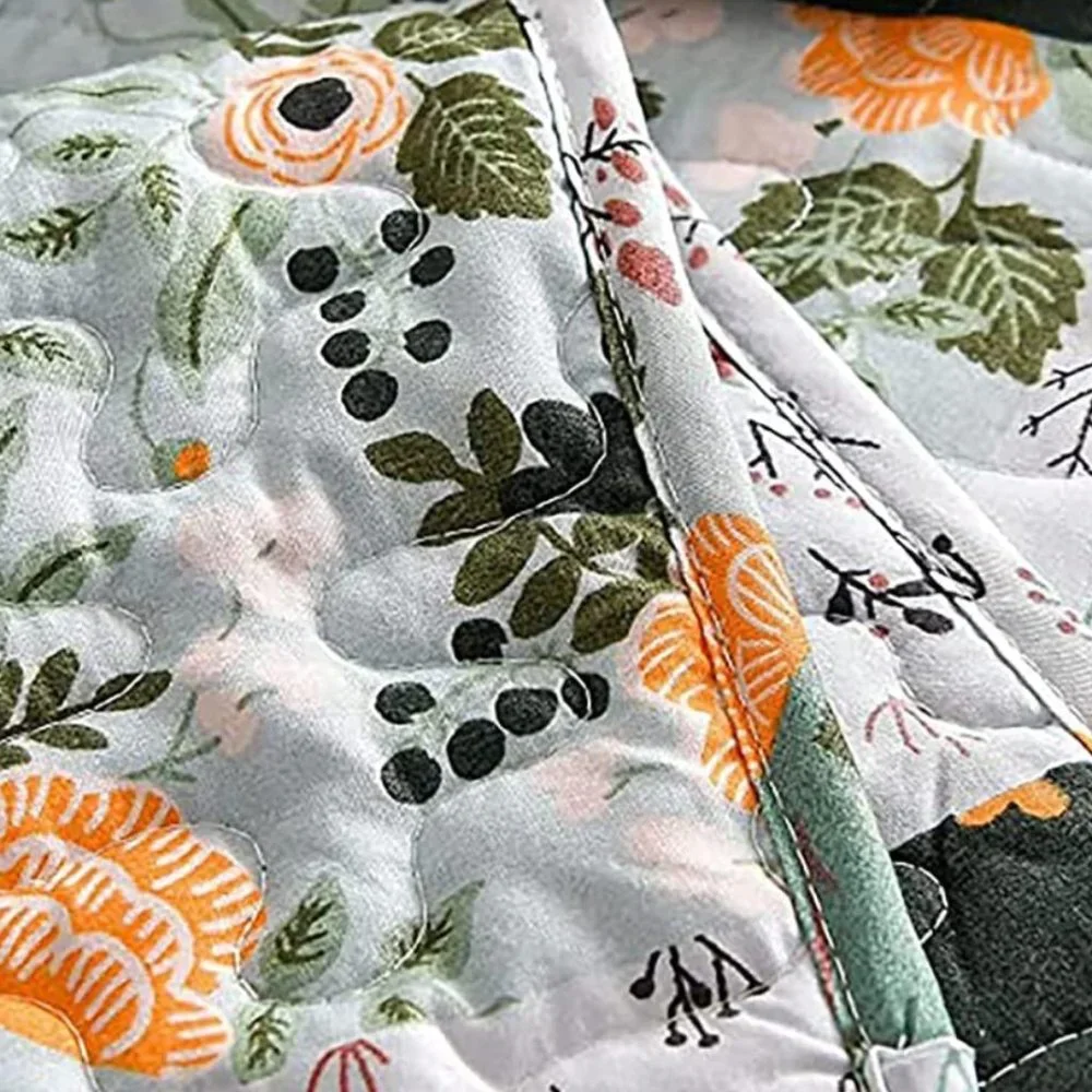 New Boho Floral Throw Blanket Bedspread Quilt - 50